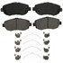 ZD619 by WAGNER - QuickStop Ceramic Disc Brake Pad Set