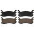 ZD636 by WAGNER - QuickStop Ceramic Disc Brake Pad Set