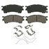 ZD637 by WAGNER - QuickStop Ceramic Disc Brake Pad Set