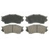 ZD643 by WAGNER - QuickStop Ceramic Disc Brake Pad Set