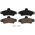 ZD661 by WAGNER - QuickStop Ceramic Disc Brake Pad Set