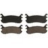 ZD663 by WAGNER - QuickStop Ceramic Disc Brake Pad Set