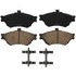 ZD659 by WAGNER - QuickStop Ceramic Disc Brake Pad Set