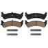 ZD667 by WAGNER - QuickStop Ceramic Disc Brake Pad Set