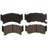 ZD668 by WAGNER - QuickStop Ceramic Disc Brake Pad Set