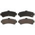 ZD669 by WAGNER - QuickStop Ceramic Disc Brake Pad Set