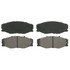 ZD604 by WAGNER - QuickStop Ceramic Disc Brake Pad Set