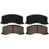 ZD677 by WAGNER - QuickStop Ceramic Disc Brake Pad Set