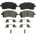 ZD721 by WAGNER - QuickStop Ceramic Disc Brake Pad Set