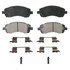 ZD722 by WAGNER - QuickStop Ceramic Disc Brake Pad Set