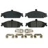 ZD727 by WAGNER - QuickStop Ceramic Disc Brake Pad Set