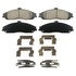 ZD731A by WAGNER - QuickStop Ceramic Disc Brake Pad Set