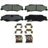 ZD732 by WAGNER - QuickStop Ceramic Disc Brake Pad Set