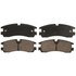 ZD754 by WAGNER - QuickStop Ceramic Disc Brake Pad Set