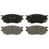 ZD755 by WAGNER - QuickStop Ceramic Disc Brake Pad Set