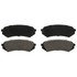 ZD773 by WAGNER - QuickStop Ceramic Disc Brake Pad Set