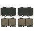 ZD772 by WAGNER - QuickStop Ceramic Disc Brake Pad Set