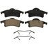 ZD791 by WAGNER - QuickStop Ceramic Disc Brake Pad Set