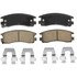 ZD814 by WAGNER - QuickStop Ceramic Disc Brake Pad Set