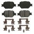 ZD817 by WAGNER - QuickStop Ceramic Disc Brake Pad Set