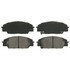 ZD829 by WAGNER - QuickStop Ceramic Disc Brake Pad Set