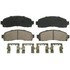 ZD833B by WAGNER - QuickStop Ceramic Disc Brake Pad Set