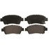 ZD831 by WAGNER - QuickStop Ceramic Disc Brake Pad Set