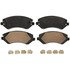 ZD856B by WAGNER - QuickStop Ceramic Disc Brake Pad Set