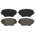 ZD862 by WAGNER - QuickStop Ceramic Disc Brake Pad Set