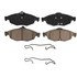 ZD869 by WAGNER - QuickStop Ceramic Disc Brake Pad Set