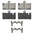 ZD871 by WAGNER - QuickStop Ceramic Disc Brake Pad Set