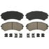 ZD867 by WAGNER - QuickStop Ceramic Disc Brake Pad Set