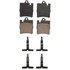 ZD876 by WAGNER - QuickStop Ceramic Disc Brake Pad Set