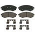 ZD887 by WAGNER - QuickStop Ceramic Disc Brake Pad Set