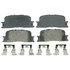 ZD885 by WAGNER - QuickStop Ceramic Disc Brake Pad Set