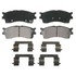 ZD889 by WAGNER - QuickStop Ceramic Disc Brake Pad Set