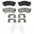 ZD893 by WAGNER - QuickStop Ceramic Disc Brake Pad Set