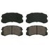 ZD904 by WAGNER - QuickStop Ceramic Disc Brake Pad Set