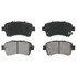 ZD937 by WAGNER - QuickStop Ceramic Disc Brake Pad Set