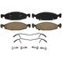 ZD942 by WAGNER - QuickStop Ceramic Disc Brake Pad Set