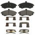 ZD941 by WAGNER - QuickStop Ceramic Disc Brake Pad Set