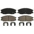 ZD955 by WAGNER - QuickStop Ceramic Disc Brake Pad Set