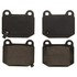 ZD961 by WAGNER - QuickStop Ceramic Disc Brake Pad Set