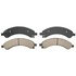 ZD989 by WAGNER - QuickStop Ceramic Disc Brake Pad Set