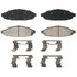 ZD997 by WAGNER - QuickStop Ceramic Disc Brake Pad Set