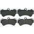 ZX1007 by WAGNER - QuickStop Semi-Metallic Disc Brake Pad Set