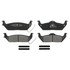 ZX1012A by WAGNER - QuickStop Semi-Metallic Disc Brake Pad Set