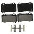 ZX1053 by WAGNER - QuickStop Semi-Metallic Disc Brake Pad Set