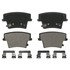 ZX1057B by WAGNER - QuickStop Semi-Metallic Disc Brake Pad Set