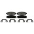 ZX1058C by WAGNER - QuickStop Semi-Metallic Disc Brake Pad Set